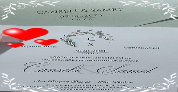 Canseli ile Samet Evleniyorlar - Avcılar  İstanbul